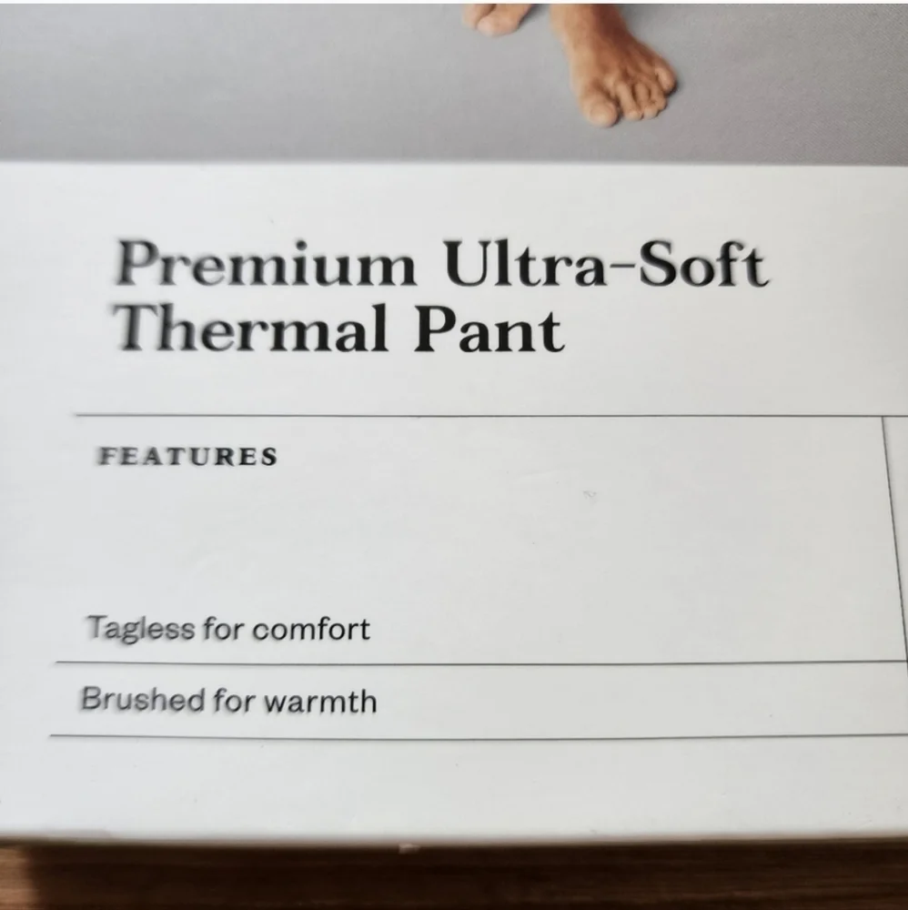 Goodfellow & Co Thermal Pamts Mens S Black NEW